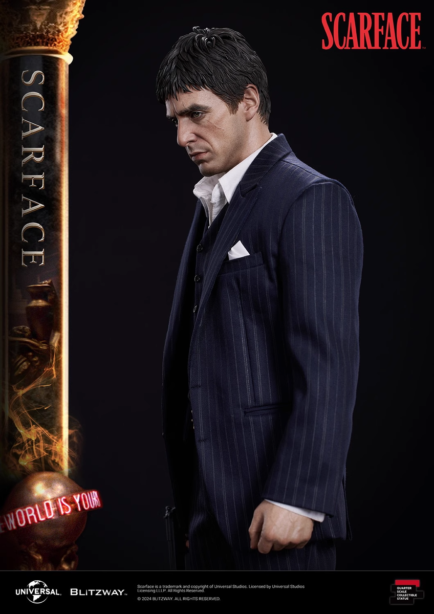 2025NEW Blitzway 1/4 Tony Scarface Al Pacino Resin Statue Standard