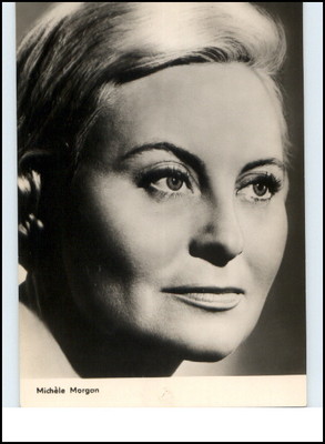 DDR Starfoto Fernsehen Film Schauspielerin Actress Porträt 1965 Michéle Morgan
