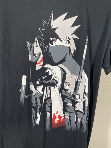 NARUTO SHIPPUDEN Ripple Junction Kakashi Story T-SHIRT MEN size M BLACK - Bild 3 von 4