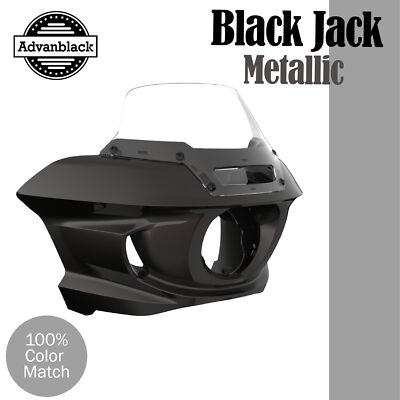 Black Jack Metallic ST Front Fairings Fits for Harley Low Rider/ S, Street Bob