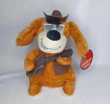 Hug Fun Singing Dog Guitar Plush Cowboy Plays On the Road Again