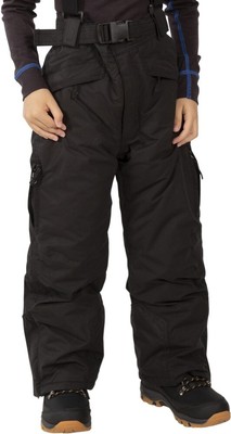 Trespass Jungen Kinder Schneehose Marvelous - Kids M-Fibre Pu Pant Black