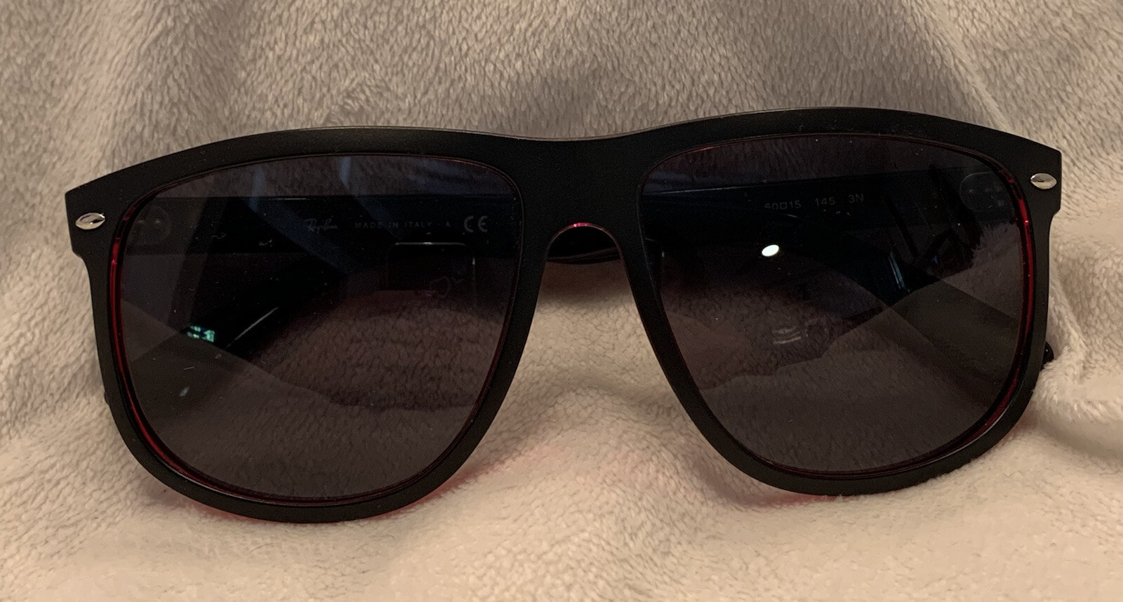 Ray Ban Sunglasses Black Red Frame RB4147 6171/87 - image 1