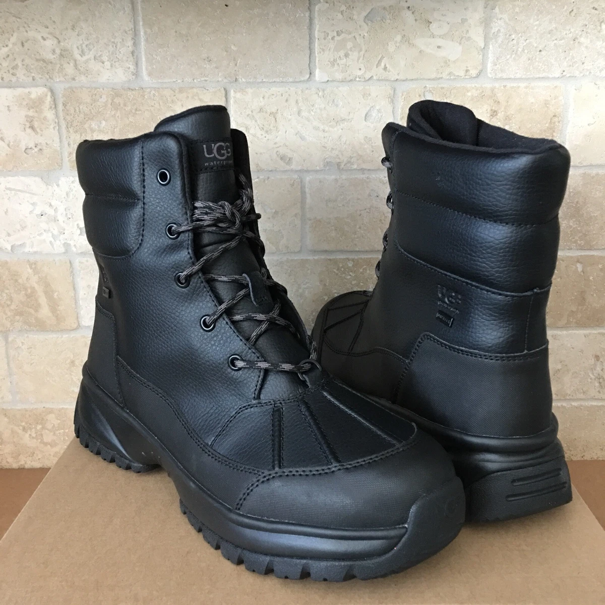 Ugg black waterproof boots 2025