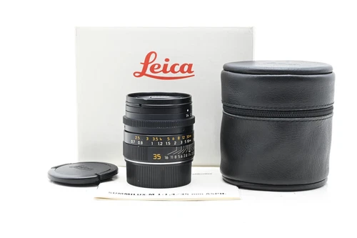 Leica 11874 35mm f1.4 Summilux-M ASPH Lens Black E46 *CLA #359