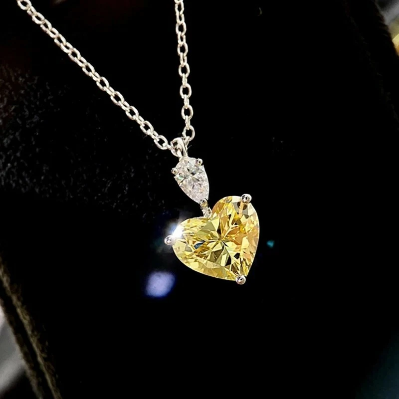 COLGANTE DE CUARZO CITRINO Y CUARZO BLANCO EN PLATA - Imagen 3 de 4