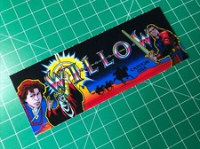 Capcom Willow Arcade Marquee 2.15x5.65  Sticker Decal Holographic Glossy Vinyl