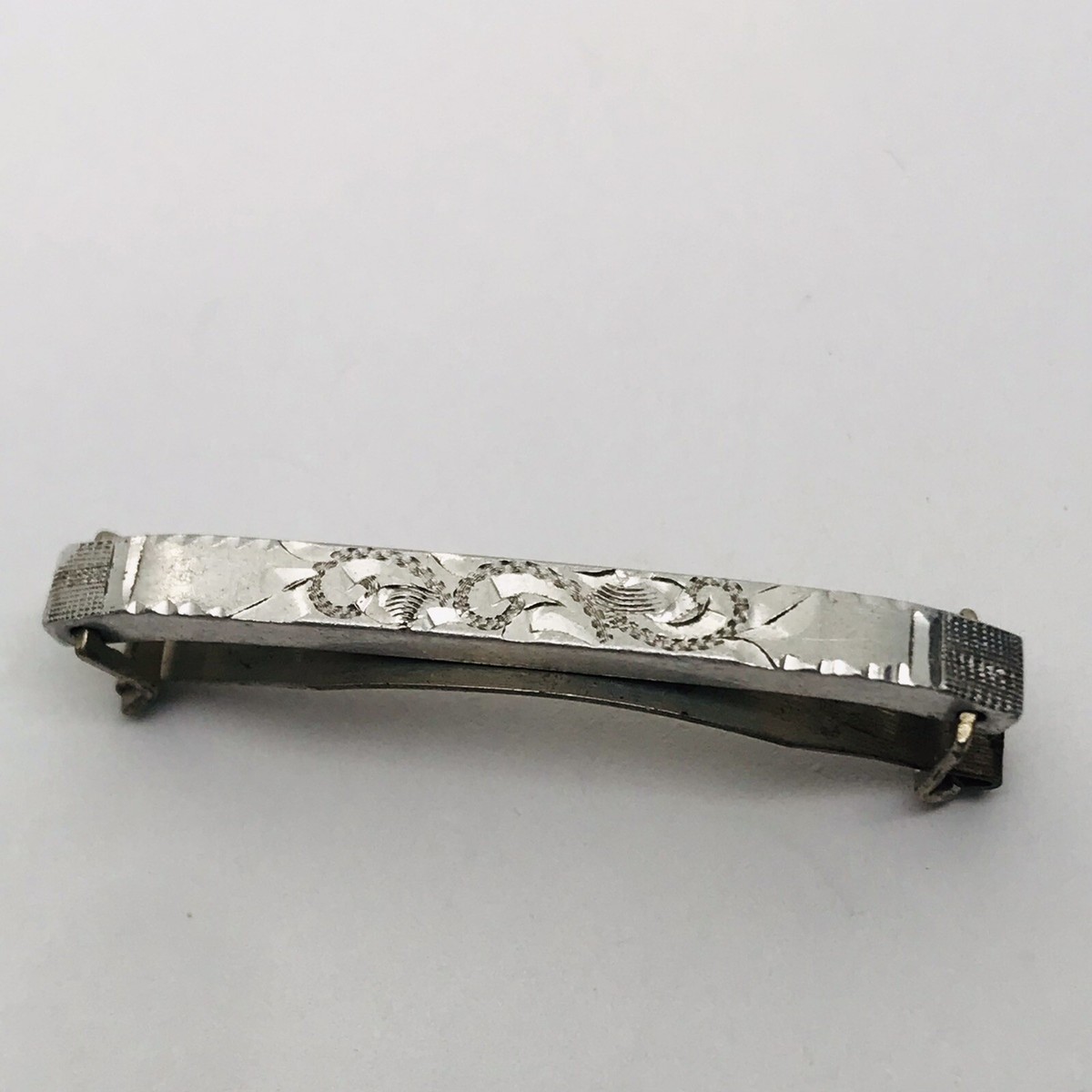 ANTIQUE BOBBETTE BARETTE HAIR CLIP ETCHED VINTAGE JEWELRY | eBay display picture 2