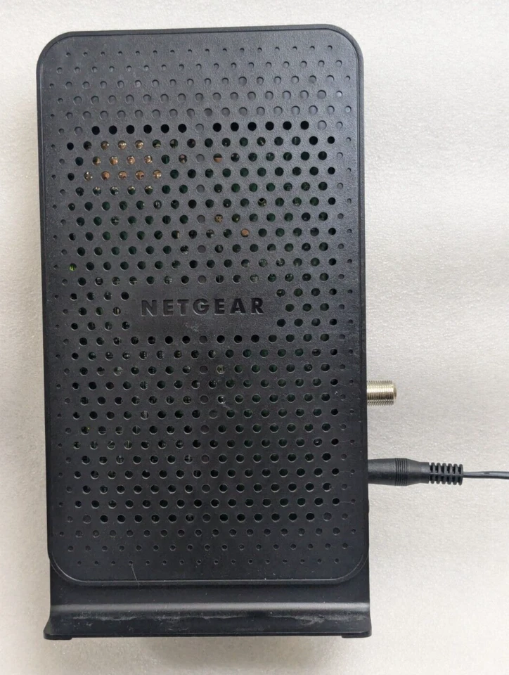NETGEAR N600 C3700 Wireless WIFI DOCSYS 3.0 Cable Modem Router + Power Cable - Image 3 of 4