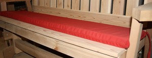 cushion seat swing foot outdoor resist thick pad weather wide