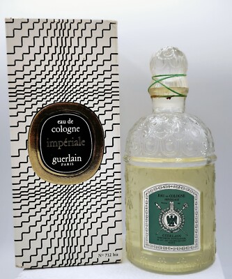 Vintage 1960s Guerlain Imperiale Eau de Cologne oz Bee Bottle