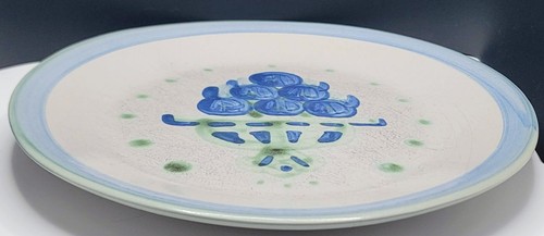 Piatti da portata M A Hadley Pottery Blueberry Bouquet 11 pollici - Foto 4 di 6
