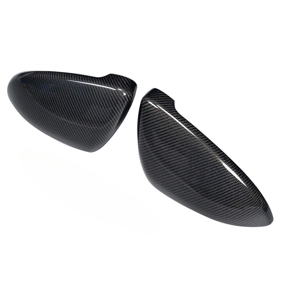 For VW Golf 7 GTI MK7 MK7.5 GTI R 2014-2019 Real Carbon Fiber Mirror Cover Cap Foto 3 de 4