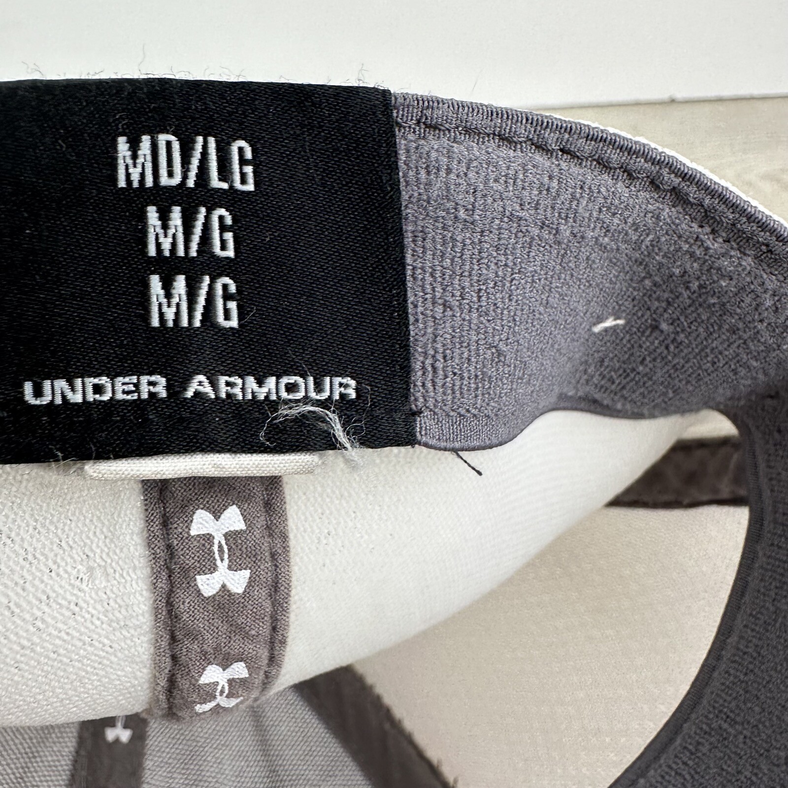Under Armour Gray Hat Size Medium-Large Fitted Ba… - image 11