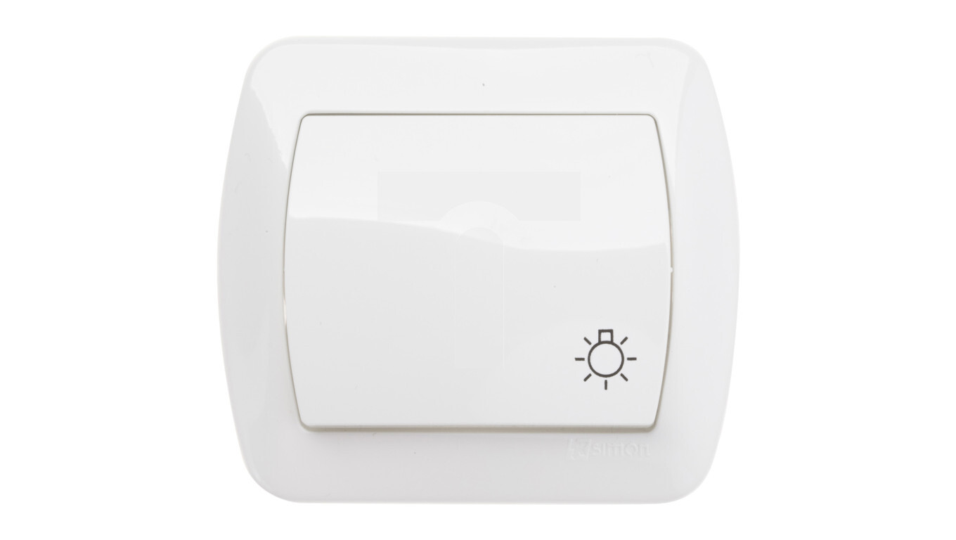 Simon Akord Button / light / white AS1 / 11 /T2UK