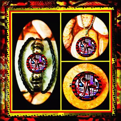 RATT INVATION OF YOUR PRIVACY SET OF 3   BRACELET NECKLACE PIN