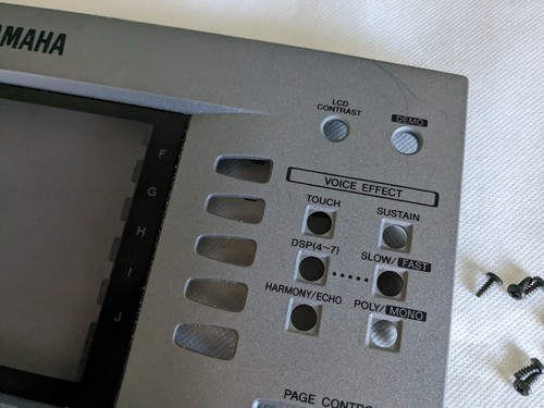 Yamaha PSR 9000 Pro Tastiera Pannello Anteriore/Cover Parte - Foto 8 di 23