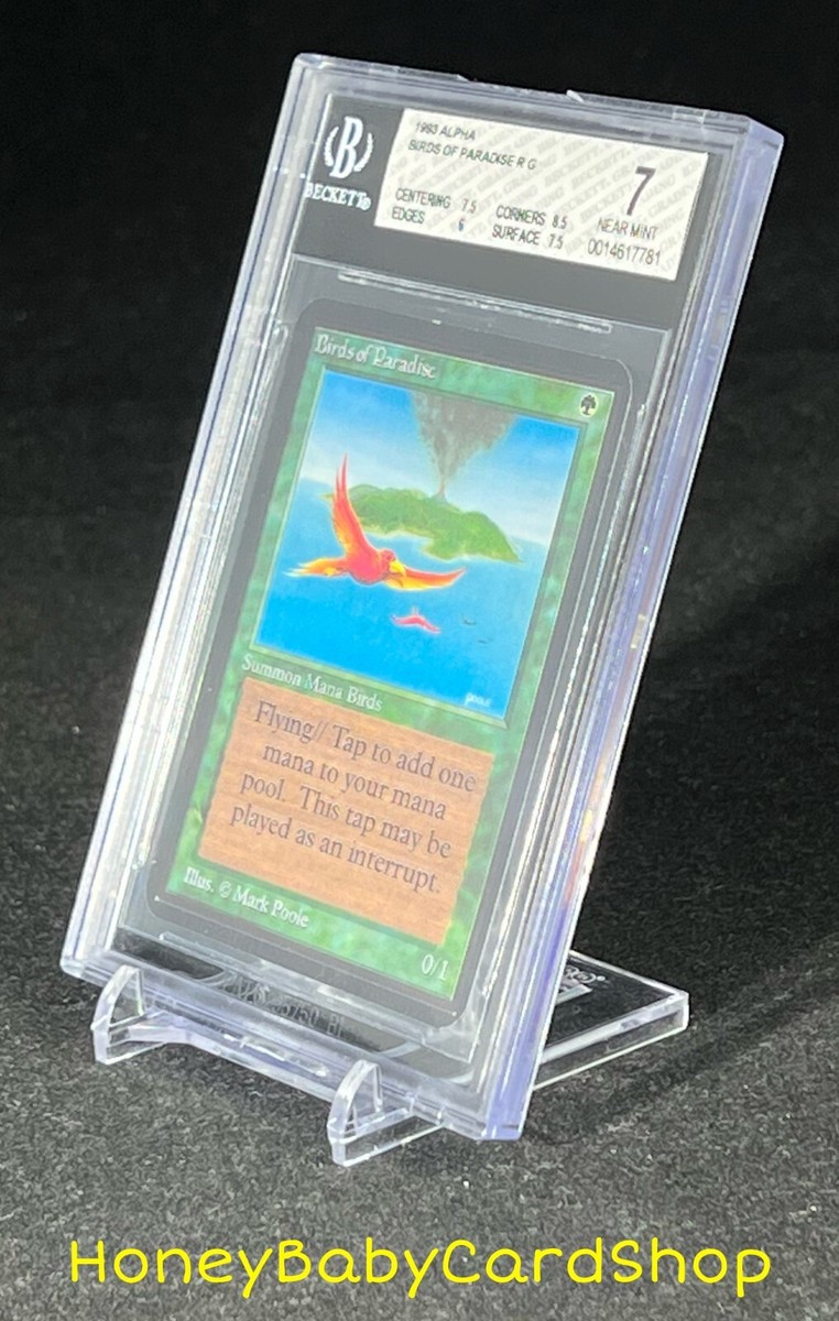 MTG Limited Edition Alpha 1993 Birds of Paradise BGS 7.0 NM MTG Limited Edition Alpha 1993 Birds of Paradise BGS 7.0 NM