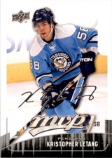 2009-10 Upper Deck MVP Kristopher Letang #68