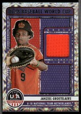 2023 Panini USA Baseball #U18-JG Jahzeel Groetelaers U-18 World Cup Netherlands