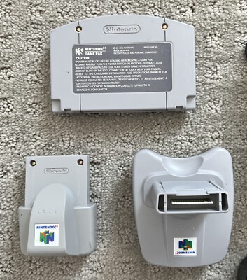 VINTAGE 8pc NINTENDO 64 Console / Accessories / Game Bundle