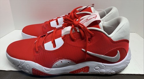 Nike Mens Size 18 PG 6 TB Promo "Team Red" White DX6654-802 Basketball Shoes - Picture 4 of 9
