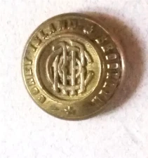 Bb CONEY ISLAND & BROOKLYN RAILROAD UNIFORM BUTTON Medium 23mm. Gilt