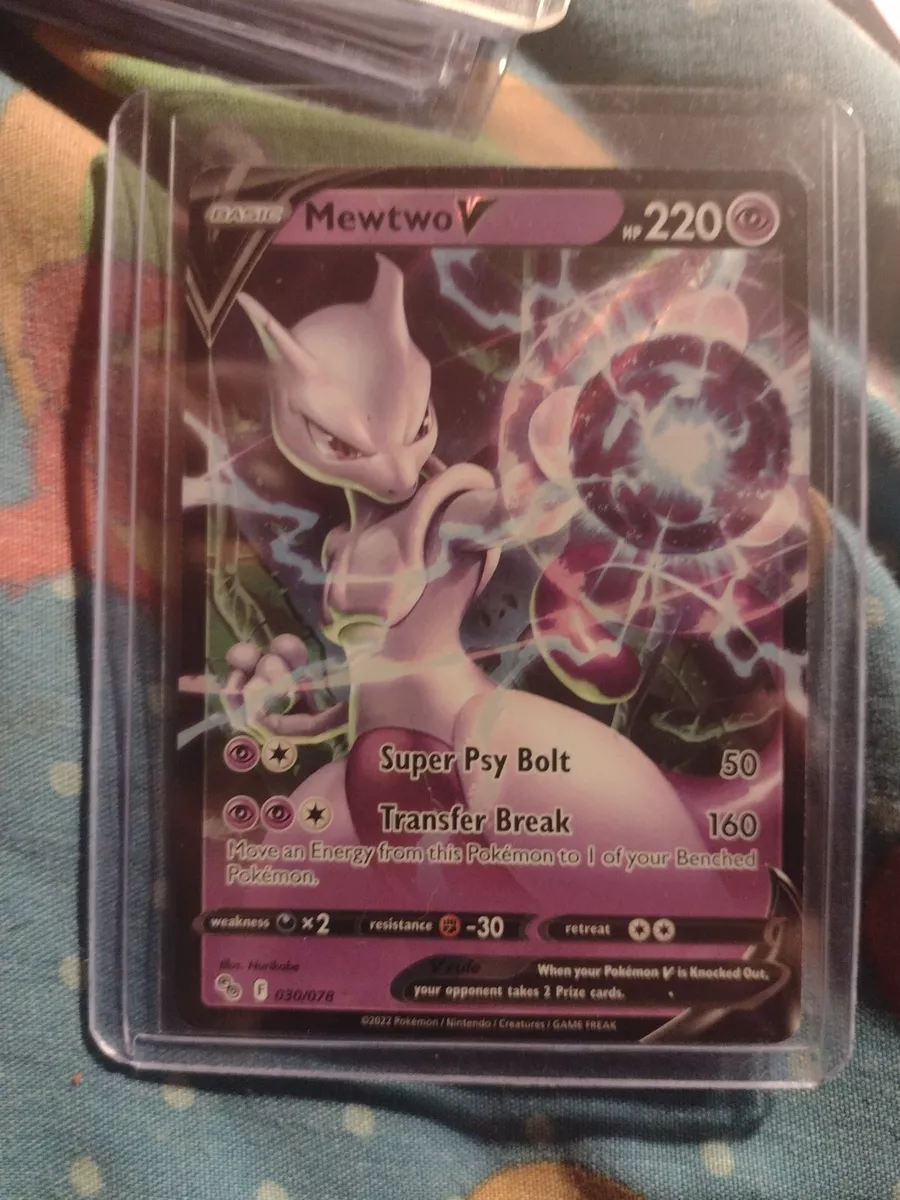 Mewtwo V 030/078 - Pokemon Go - Ultra Rare Card