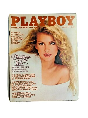 Playboy June 1981 Steve Garvey Jack Lemmon Terri Wells | eBay