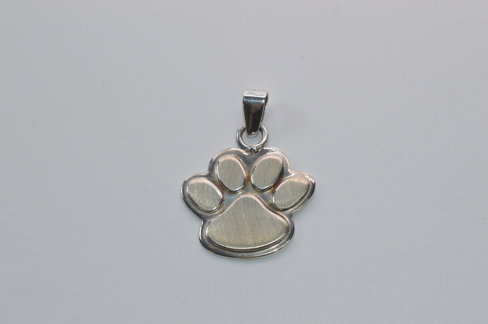 Nice Solid Sterling Silver Dog Tiger Bear Paw Pen… - image 1