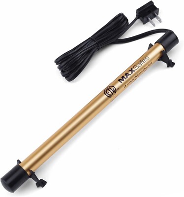 MAXSafes Gun Safe Dehumidifier Rod Dry Golden Rod Easy Installation Plug-in 12In