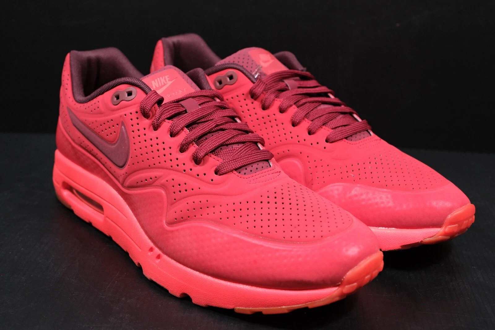 NIKE AIR MAX 1 ULTRA MOIRE NDS TAILLE 11,5 705297600 GYM ROUGE SUPRÊME JORDAN KOBE