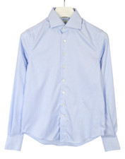 SUITSUPPLY Traveller Slim Fit Formal Shirt Men's UK 35 Button Up Check