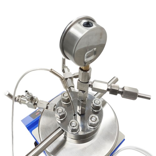 100ml Stainless Hydrogenation Miniature Magnetic Stirring High Pressure Reactor - Picture 14 of 24