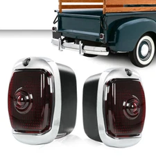 Fit For 1940-53 Chevy First Series Pickup Rear Tail Lamp Lights Right Left Side