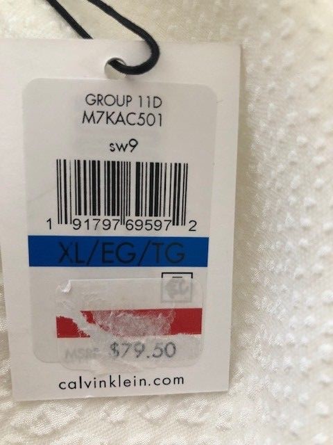 Women's NWT Calvin Klein Textured One-Shoulder Top White | eBay