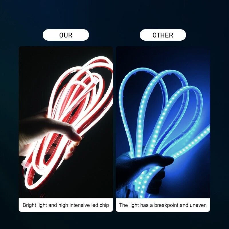 86" Dynamic LED Running Light Front Hood Strip Ambient Lamp For Toyota RAV4 - Imagem 2 de 4