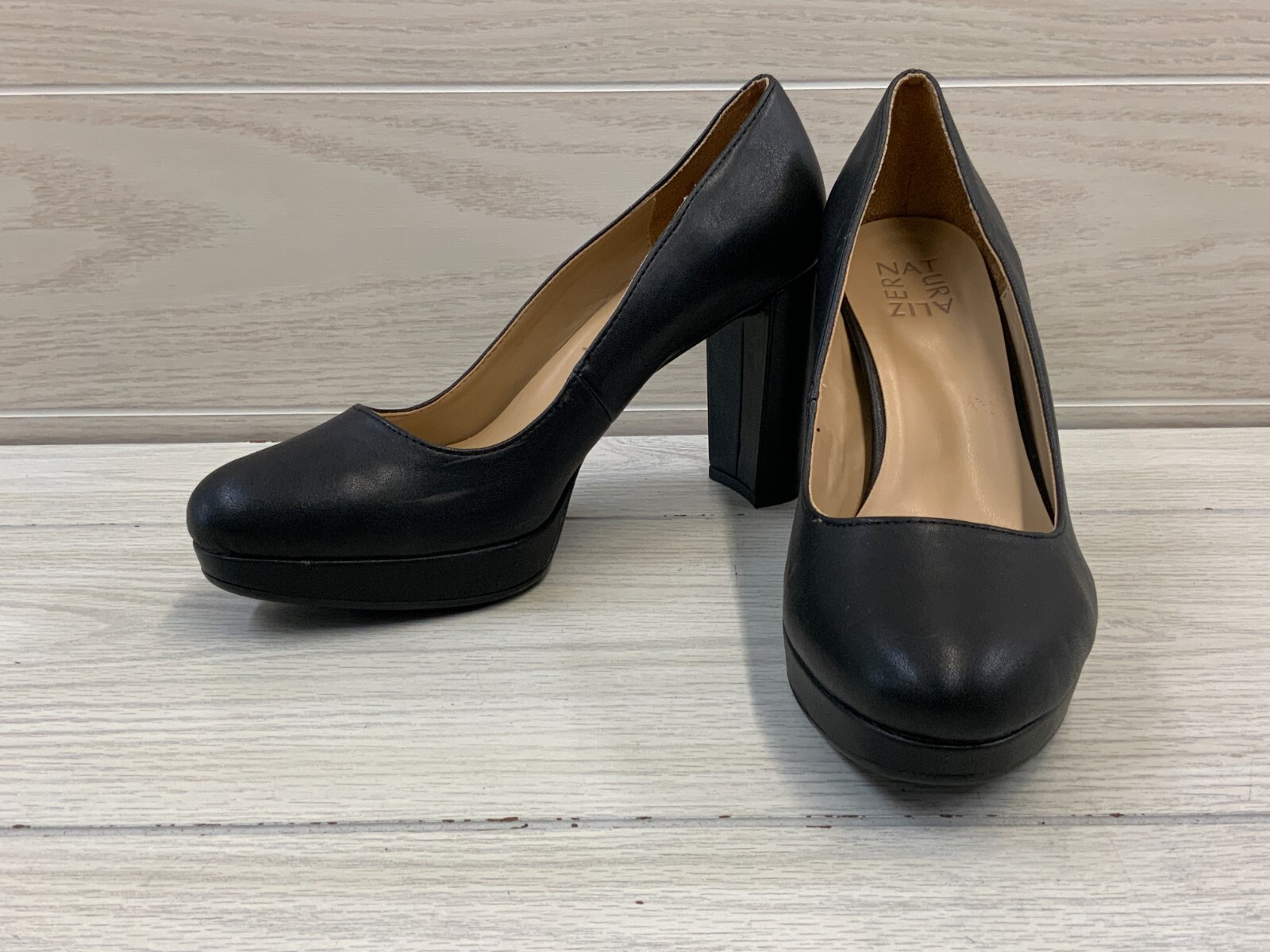 Naturalizer Berlin Pumps, Women's Size 9 M, Black Smooth Leather MSRP $89 |  eBay