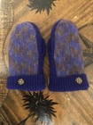 Handmade Recycled Unique Multicolor Wool Sweater Fleece Lined Womens Mittens S/M — photo 1