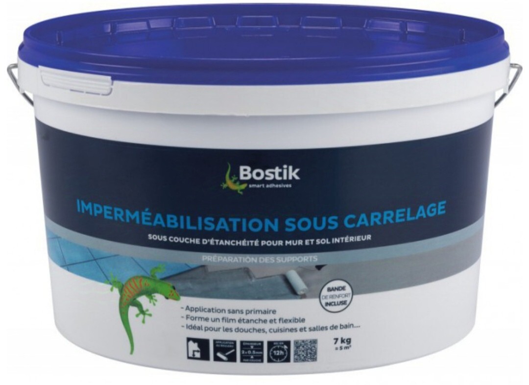 Film étanchéité sous carrelage Bostik 7kg pour salle de bain
