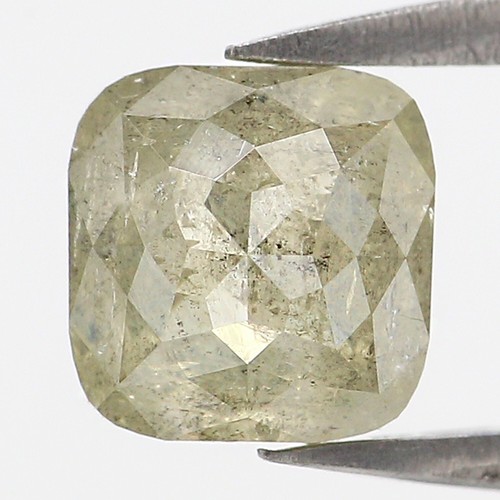 1.53 CT Natural Loose Cushion Shape Diamond 6.25 MM Green Color Diamond LQ2942 - Picture 8 of 8