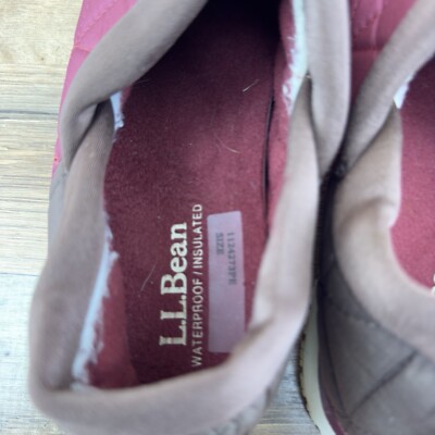 LL BEAN Primaloft Quilt Ultralight WP Slip On Men Sz 8 