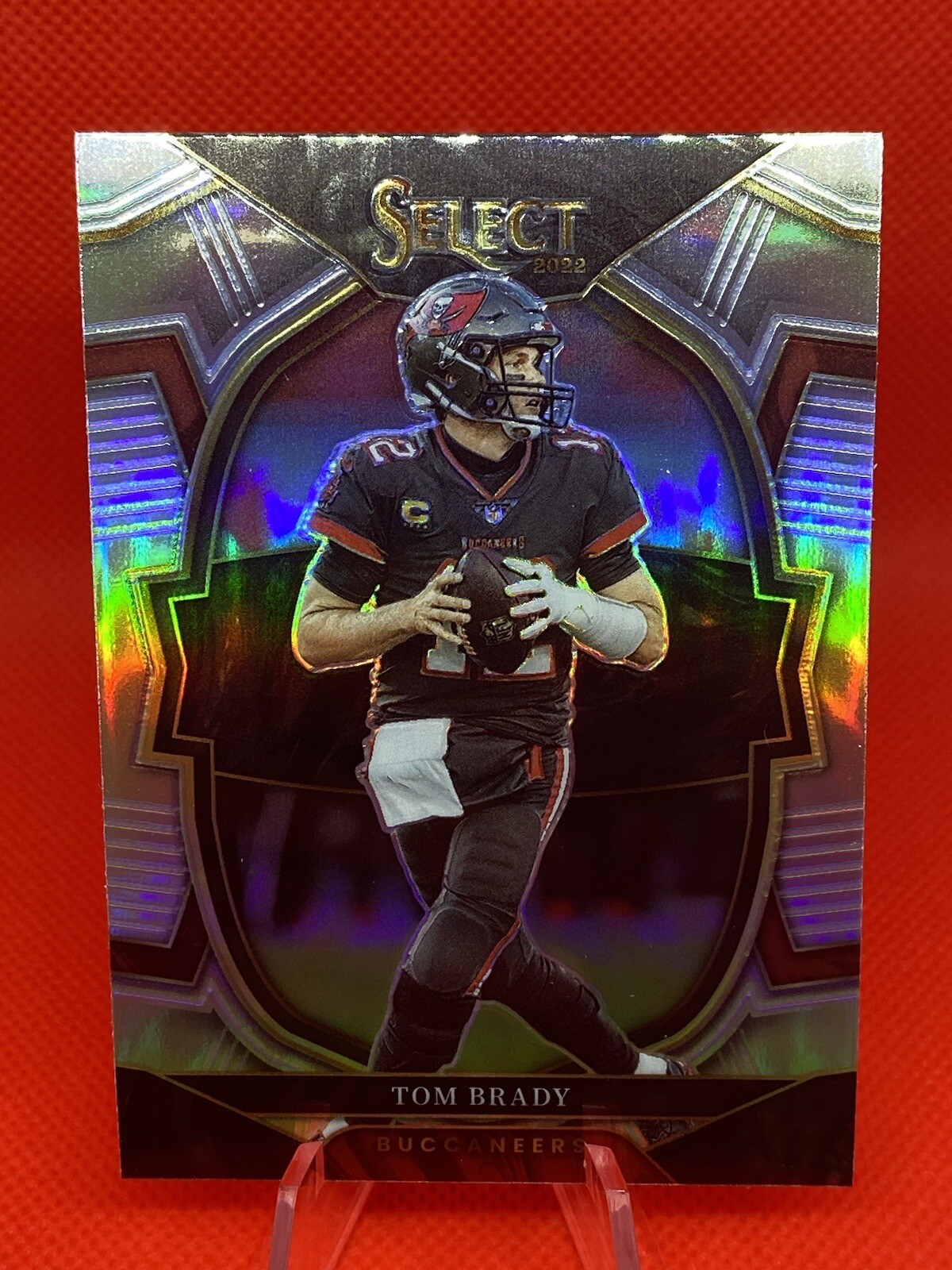 2022 PANINI SELECT FOOTBALL #26 TOM BRADY CONCOURSE LEVEL SILVER PRIZM BUCS