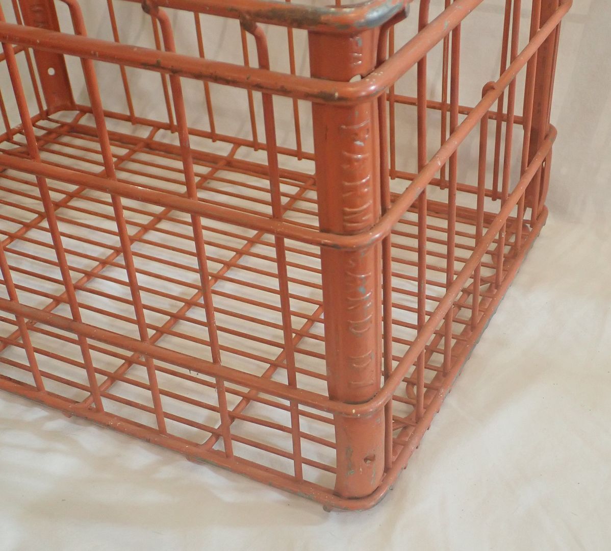 Vintage Rare Farmland Dairy Metal Milk Crate | eBay