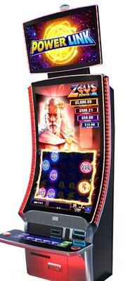 SG Light And Wonder Power Link Zeus Kascada J43 Cosmic Slot