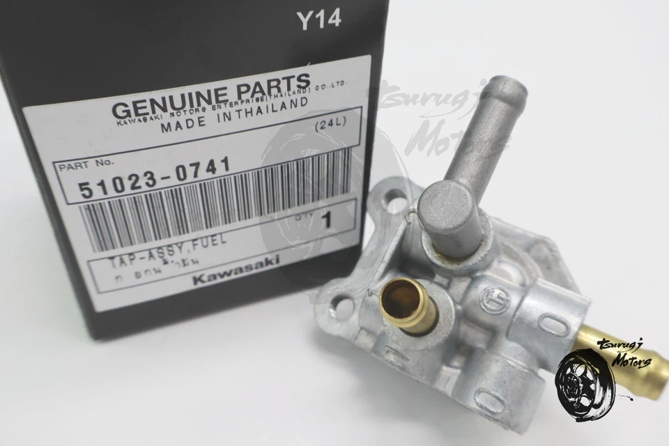 Válvula de combustible para tanque de gasolina KAWASAKI KLX250S KLX250SF Petcock 51023-0741 OEM nueva Foto 2 de 4