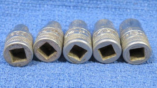 SK Tools 10 pc Socket Set 1/4" drive 3/16" to 1/2" USA - Picture 7 of 9