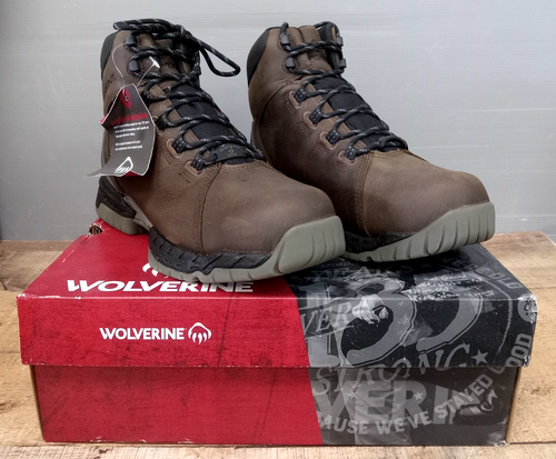 Wolverine I-90 Rush 6" Men's Dark Coffee Steel Toed Boots W191077 - Size 8.5 EW - Picture 12 of 12