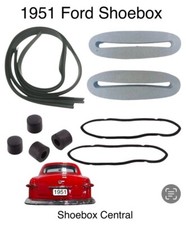 1951 Ford Shoebox Tail Light Lamp Gaskets Seals Rubber Kit Set