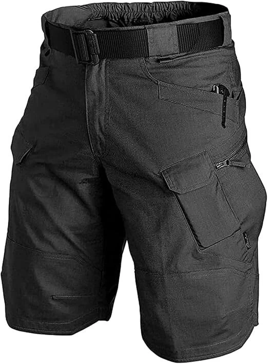 Pantalones cortos informales de trabajo de secado rápido para hombre de verano al aire libre carga senderismo Foto 4 de 4